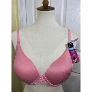 Maidenform Push-Up Bra DM0066 Underwire Convertible Straps Pink Size 34D NWT